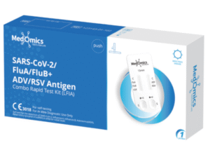 Test Combo Medomics 5w1 SARS-CoV-2, Grypa A/B, RSV, Adenowirus